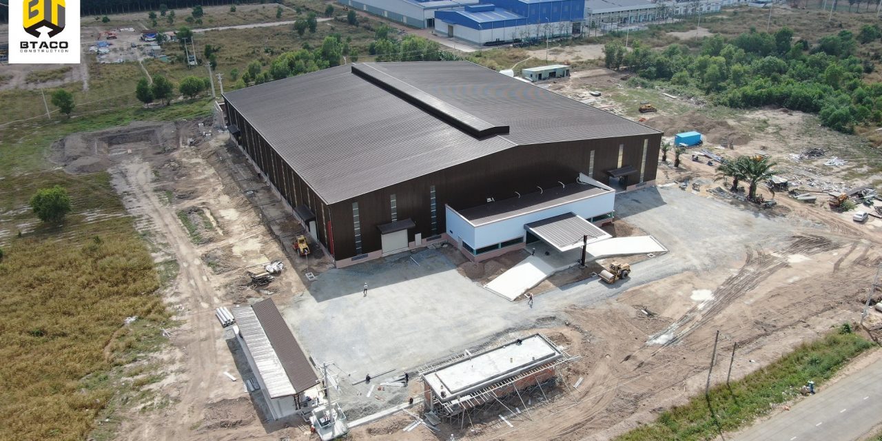 NHÀ MÁY DELTA SEIKAN – TIẾN ĐỘ NGÀY 108