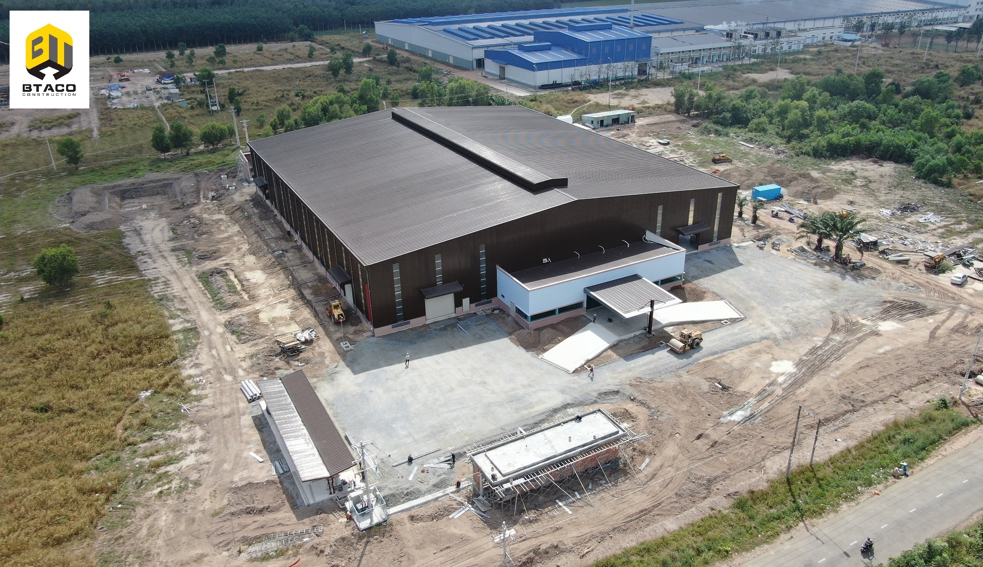 NHÀ MÁY DELTA SEIKAN – TIẾN ĐỘ NGÀY 108