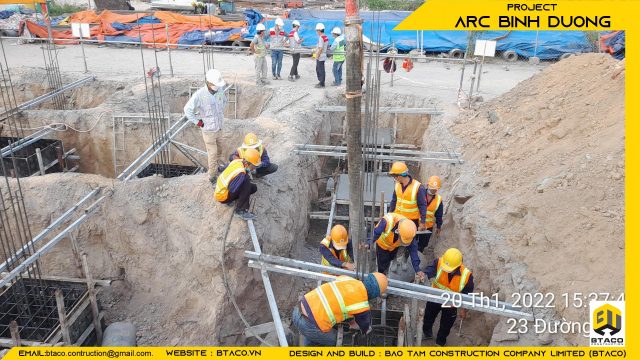 CẬP NHẬT TIẾN ĐỘ THI CÔNG TUẦN THỨ 1 – DỰ ÁN KHO LẠNH ARC BÌNH DƯƠNG.