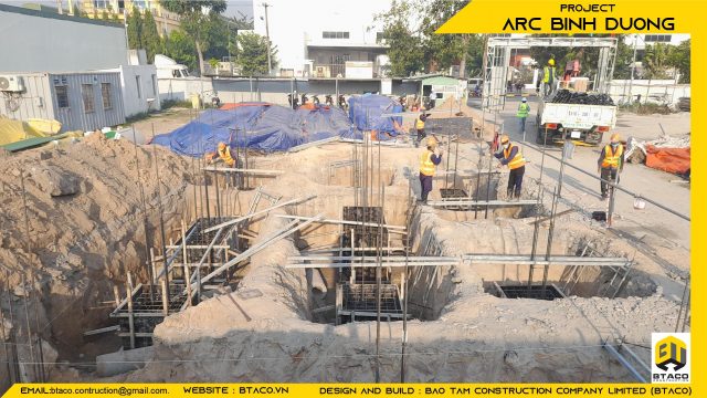 CẬP NHẬT TIẾN ĐỘ THI CÔNG TUẦN THỨ 1 – DỰ ÁN KHO LẠNH ARC BÌNH DƯƠNG.