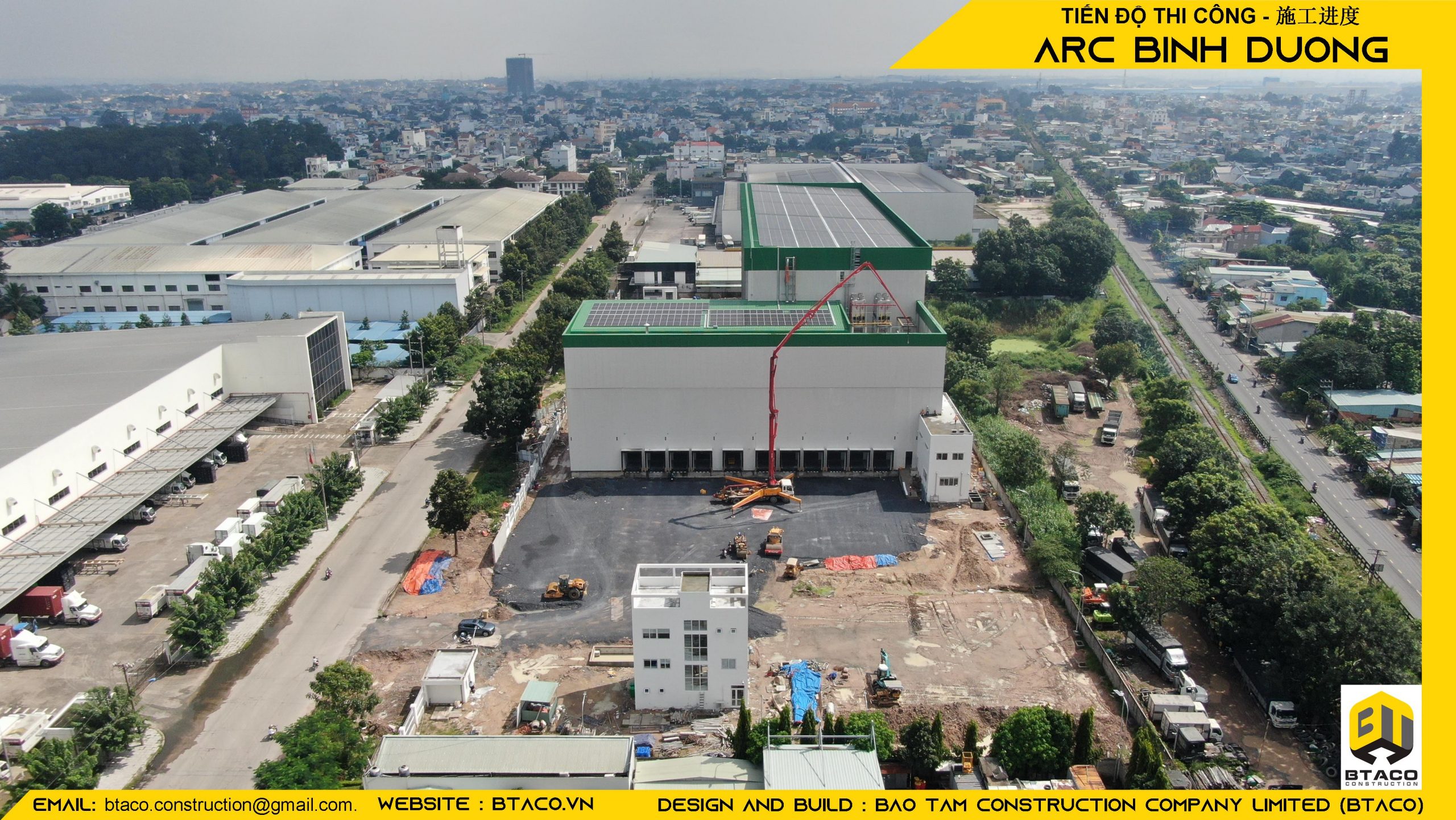 DỰ ÁN KHO LẠNH ARC BÌNH DƯƠNG