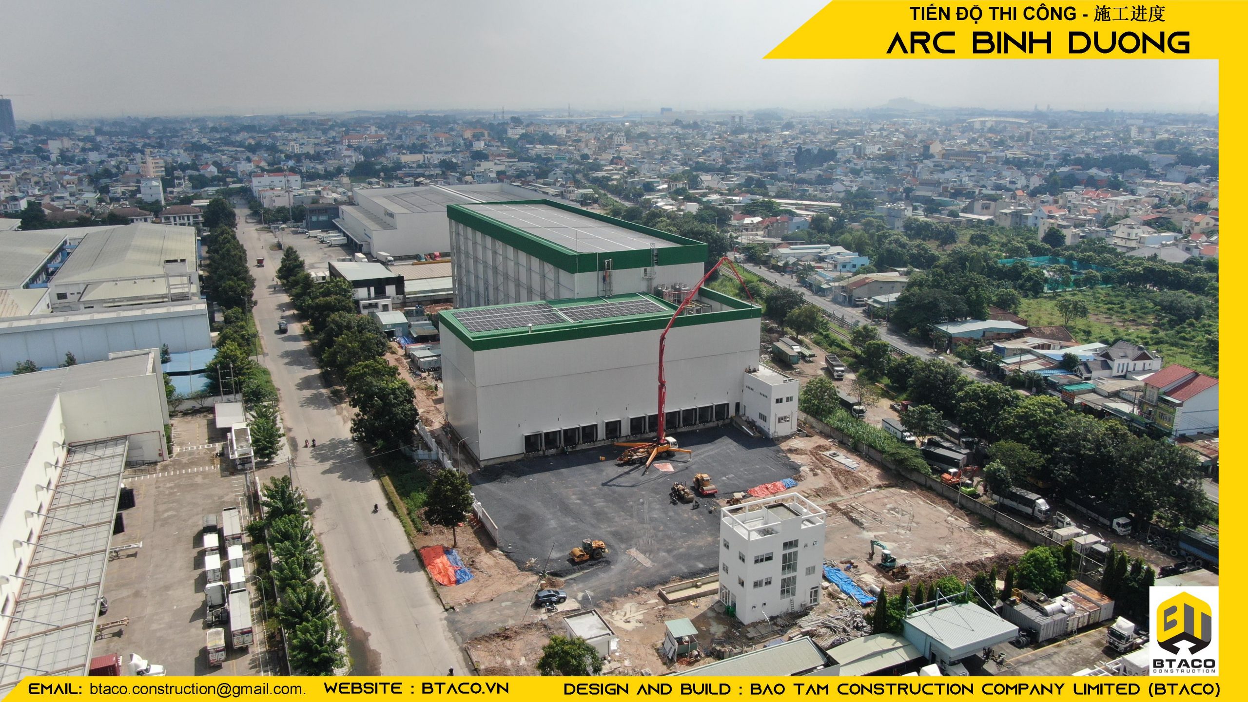 DỰ ÁN KHO LẠNH ARC BÌNH DƯƠNG