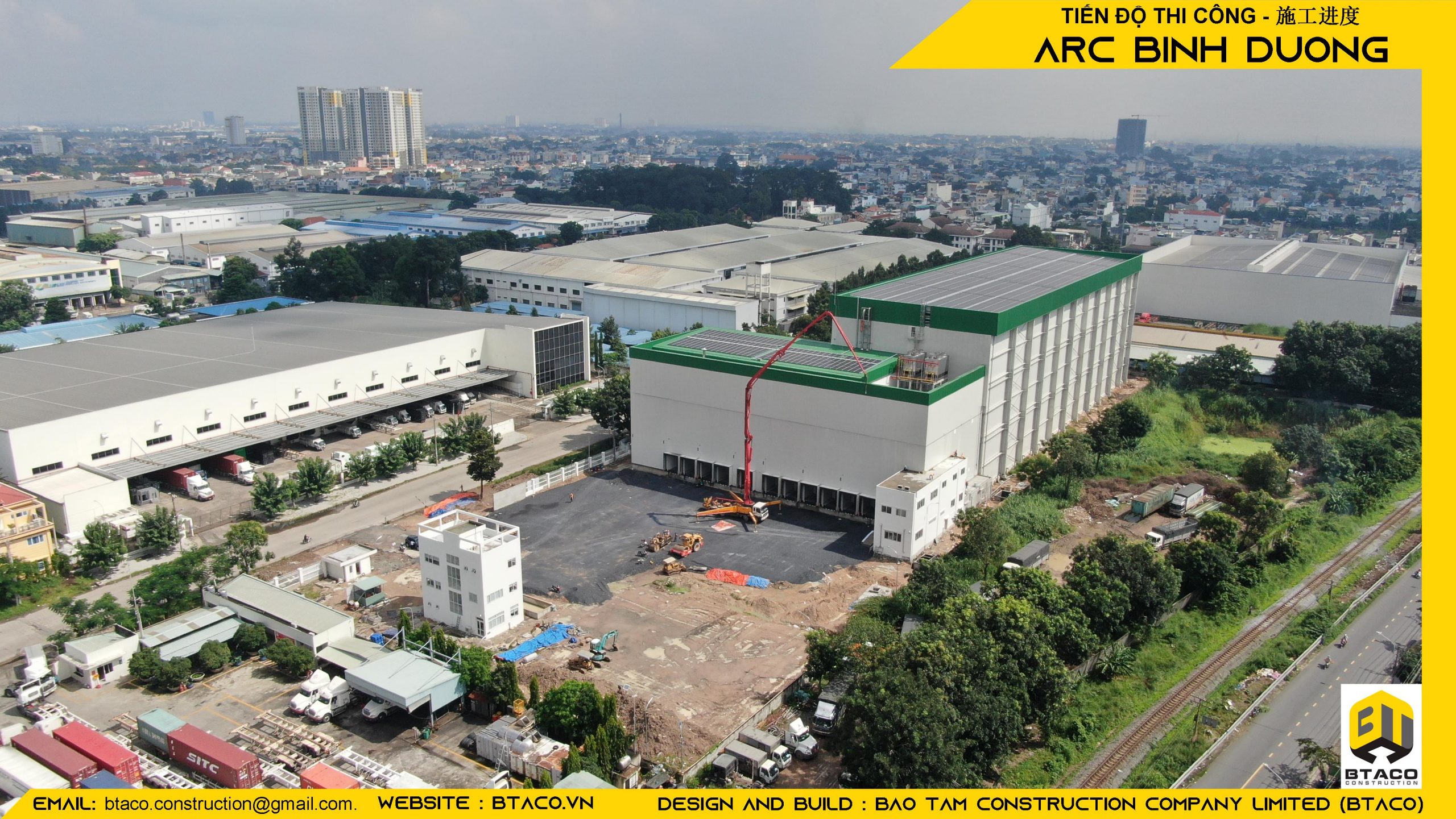 DỰ ÁN KHO LẠNH ARC BÌNH DƯƠNG