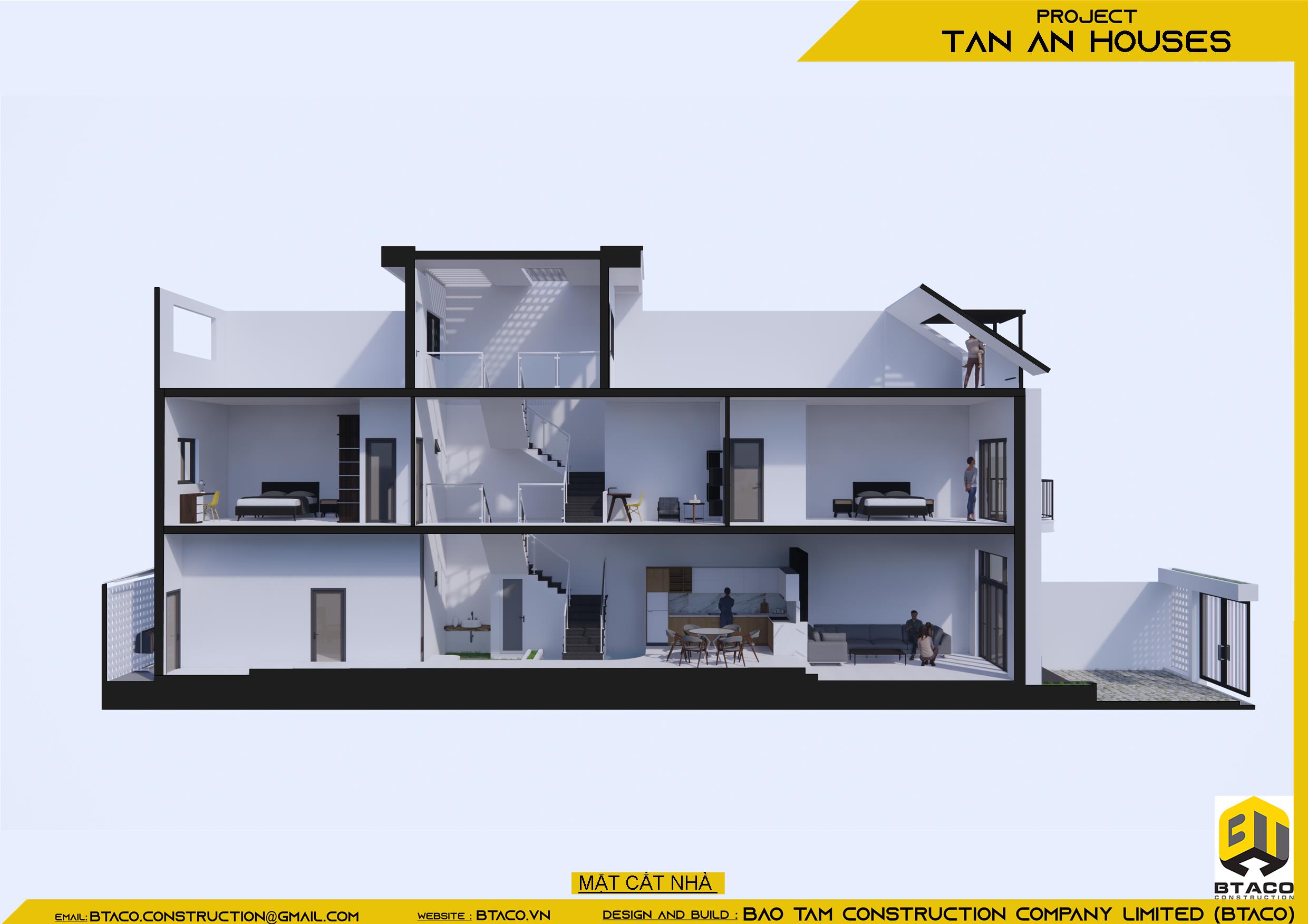 NHÀ PHỐ LIỀN KỀ AN CƯ TÂN AN 3