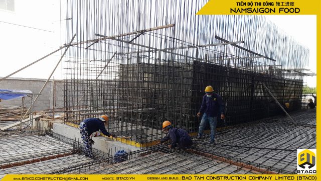 CẬP NHẬT TIẾN ĐỘ THI CÔNG TUẦN THỨ 7 – DỰ ÁN NHÀ MÁY CHẾ BẾN THỰC PHẨM NAM SÀI GÒN