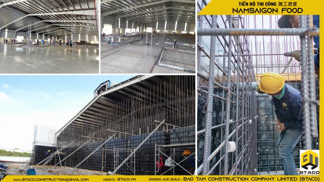 CẬP NHẬT TIẾN ĐỘ THI CÔNG TUẦN THỨ 7 – DỰ ÁN NHÀ MÁY CHẾ BẾN THỰC PHẨM NAM SÀI GÒN