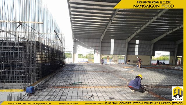 CẬP NHẬT TIẾN ĐỘ THI CÔNG TUẦN THỨ 7 – DỰ ÁN NHÀ MÁY CHẾ BẾN THỰC PHẨM NAM SÀI GÒN