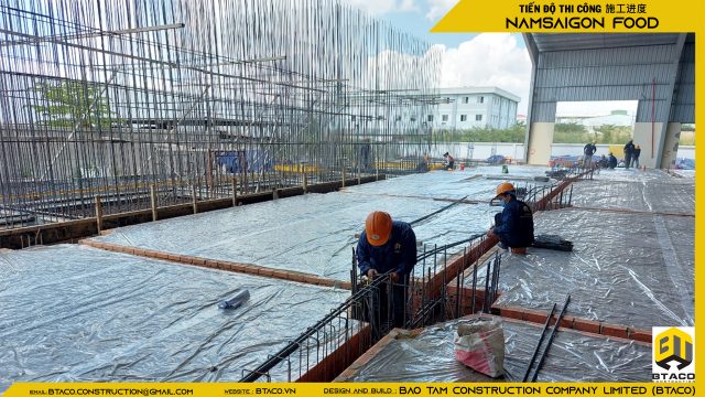 CẬP NHẬT TIẾN ĐỘ THI CÔNG TUẦN THỨ 7 – DỰ ÁN NHÀ MÁY CHẾ BẾN THỰC PHẨM NAM SÀI GÒN