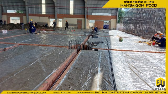 CẬP NHẬT TIẾN ĐỘ THI CÔNG TUẦN THỨ 7 – DỰ ÁN NHÀ MÁY CHẾ BẾN THỰC PHẨM NAM SÀI GÒN