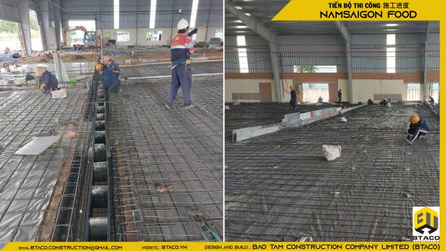 CẬP NHẬT TIẾN ĐỘ THI CÔNG TUẦN THỨ 7 – DỰ ÁN NHÀ MÁY CHẾ BẾN THỰC PHẨM NAM SÀI GÒN
