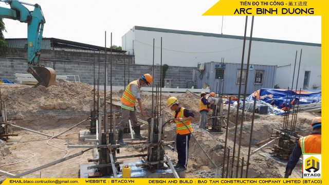 CẬP NHẬT TIẾN ĐỘ THI CÔNG TUẦN THỨ 4 – DỰ ÁN KHO LẠNH ARC BÌNH DƯƠNG.