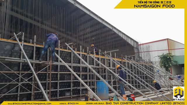 CẬP NHẬT TIẾN ĐỘ THI CÔNG TUẦN THỨ 7 – DỰ ÁN NHÀ MÁY CHẾ BẾN THỰC PHẨM NAM SÀI GÒN