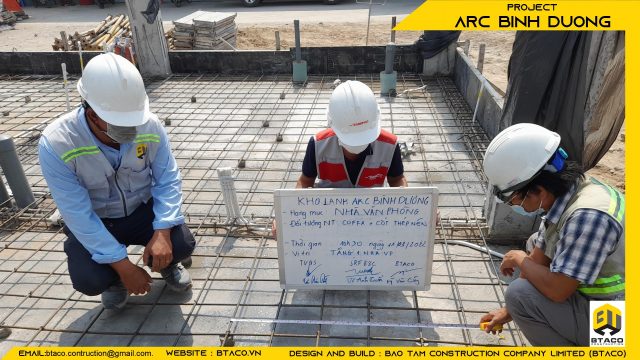 CẬP NHẬT TIẾN ĐỘ THI CÔNG TUẦN THỨ 5 – DỰ ÁN KHO LẠNH ARC BÌNH DƯƠNG.