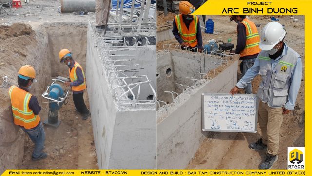 CẬP NHẬT TIẾN ĐỘ THI CÔNG TUẦN THỨ 5 – DỰ ÁN KHO LẠNH ARC BÌNH DƯƠNG.