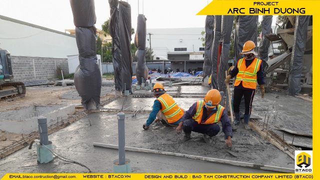 CẬP NHẬT TIẾN ĐỘ THI CÔNG TUẦN THỨ 5 – DỰ ÁN KHO LẠNH ARC BÌNH DƯƠNG.