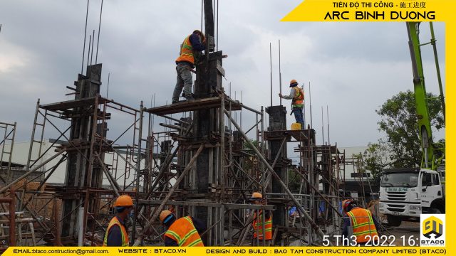 CẬP NHẬT TIẾN ĐỘ THI CÔNG TUẦN THỨ 4 – DỰ ÁN KHO LẠNH ARC BÌNH DƯƠNG.
