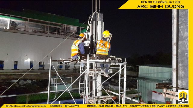 CẬP NHẬT TIẾN ĐỘ THI CÔNG TUẦN THỨ 7 – DỰ ÁN KHO LẠNH ARC BÌNH DƯƠNG.