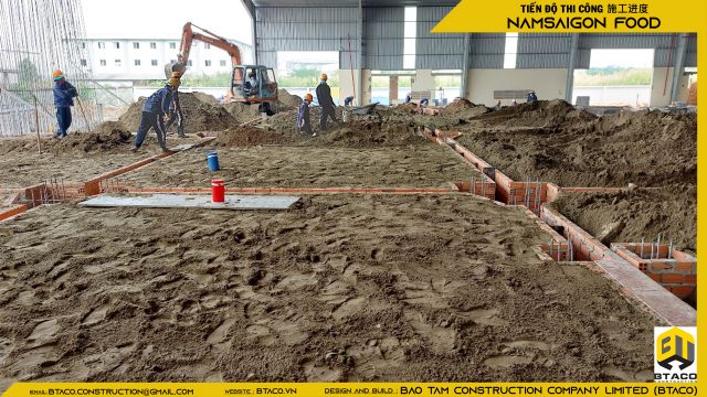 CẬP NHẬT TIẾN ĐỘ THI CÔNG TUẦN THỨ 6 – DỰ ÁN NHÀ MÁY CHẾ BẾN THỰC PHẨM NAM SÀI GÒN
