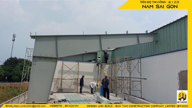 CẬP NHẬT TIẾN ĐỘ THI CÔNG TUẦN THỨ 13 – DỰ ÁN NHÀ MÁY CHẾ BẾN THỰC PHẨM NAM SÀI GÒN