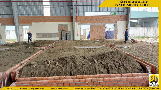 CẬP NHẬT TIẾN ĐỘ THI CÔNG TUẦN THỨ 6 – DỰ ÁN NHÀ MÁY CHẾ BẾN THỰC PHẨM NAM SÀI GÒN