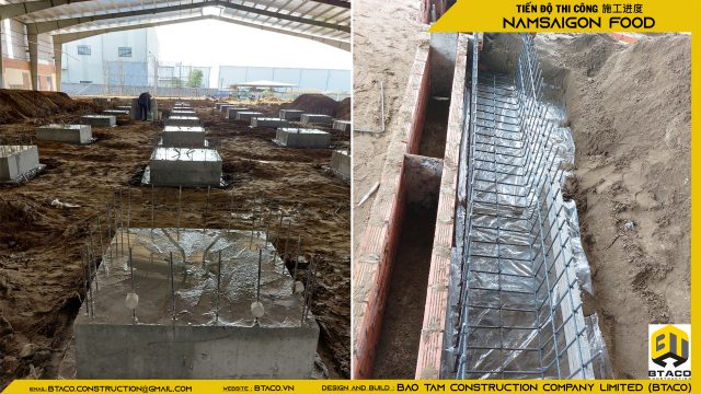 CẬP NHẬT TIẾN ĐỘ THI CÔNG TUẦN THỨ 6 – DỰ ÁN NHÀ MÁY CHẾ BẾN THỰC PHẨM NAM SÀI GÒN