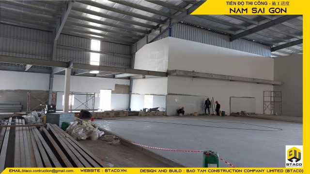 CẬP NHẬT TIẾN ĐỘ THI CÔNG TUẦN THỨ 13 – DỰ ÁN NHÀ MÁY CHẾ BẾN THỰC PHẨM NAM SÀI GÒN