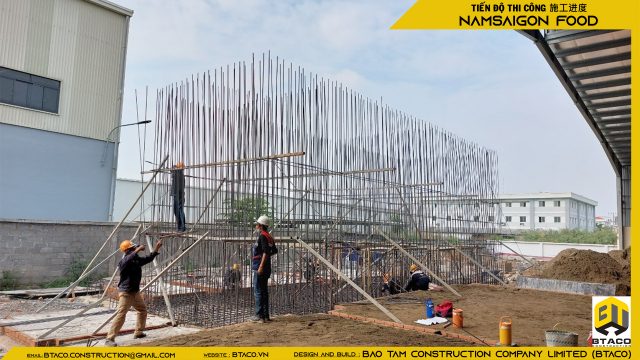 CẬP NHẬT TIẾN ĐỘ THI CÔNG TUẦN THỨ 6 – DỰ ÁN NHÀ MÁY CHẾ BẾN THỰC PHẨM NAM SÀI GÒN