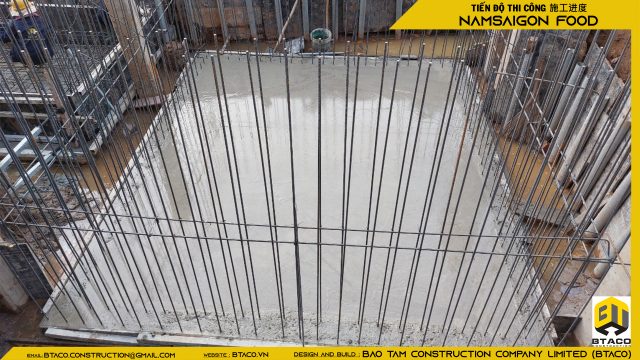 TIẾN ĐỘ THI CÔNG TUẦN THỨ 5 – DỰ ÁN NHÀ MÁY CHẾ BẾN THỰC PHẨM NAM SÀI GÒN