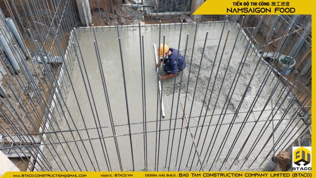 TIẾN ĐỘ THI CÔNG TUẦN THỨ 5 – DỰ ÁN NHÀ MÁY CHẾ BẾN THỰC PHẨM NAM SÀI GÒN