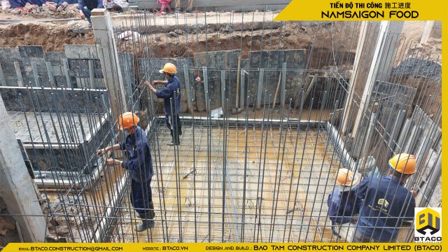 TIẾN ĐỘ THI CÔNG TUẦN THỨ 5 – DỰ ÁN NHÀ MÁY CHẾ BẾN THỰC PHẨM NAM SÀI GÒN